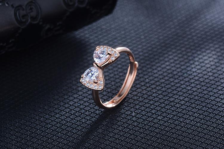 New Fashion Simple Bow Knot Open Ring