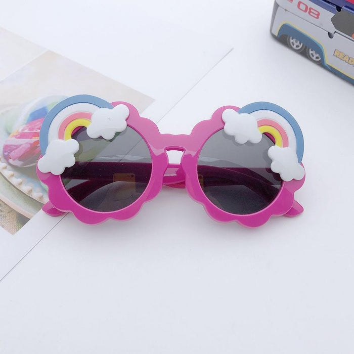 Children's glasses rainbow cartoon Sunglasses