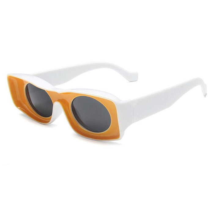 Exaggerated Personality Concave Frame Sunglasses