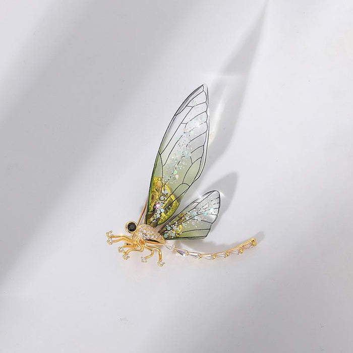 Transparent Wings Dragonfly Brooch Clothing Accessories Butterfly Corsage Bee Pin