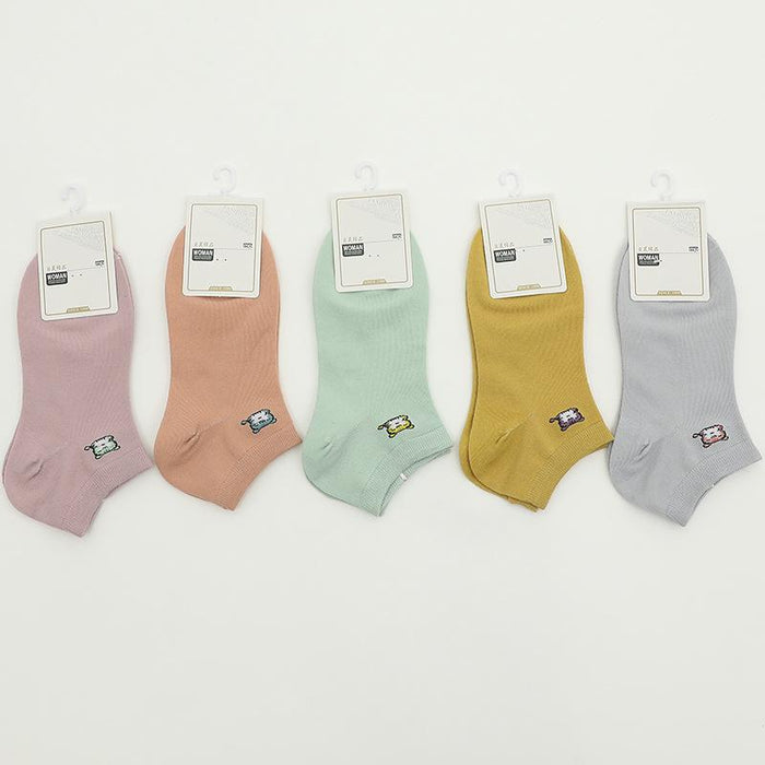 New Men's and Women's Low-top Socks Cotton Boat Socks