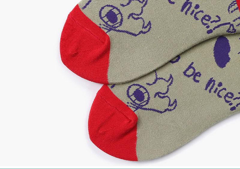 Outdoor Skateboard Sox Winter Creative Abstract Funny Socks