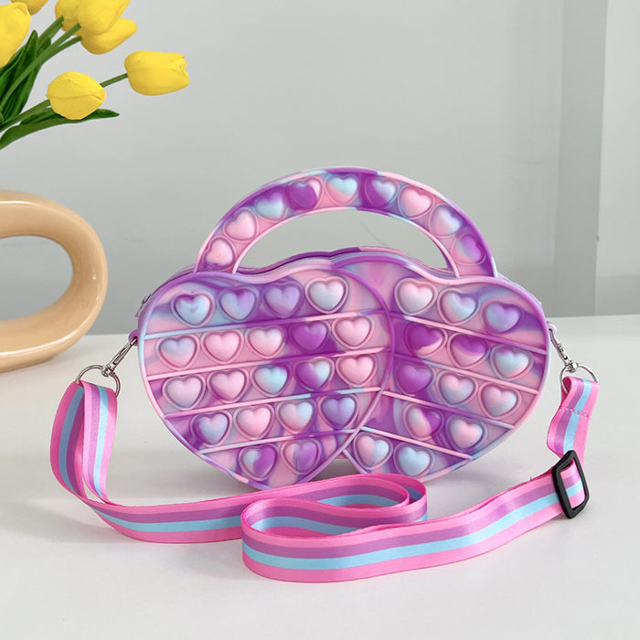 Decompression puzzle bag cartoon children's coin purse toy