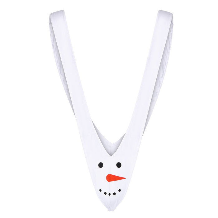 Christmas Snowman Men's Strap Sexy Underwear