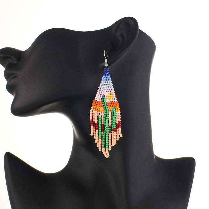 Colorful Niche Ethnic Style Handmade Earring