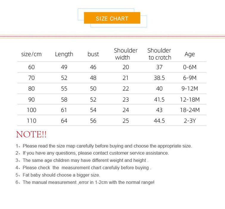 Summer Baby Sleeveless One-piece Bodysuit