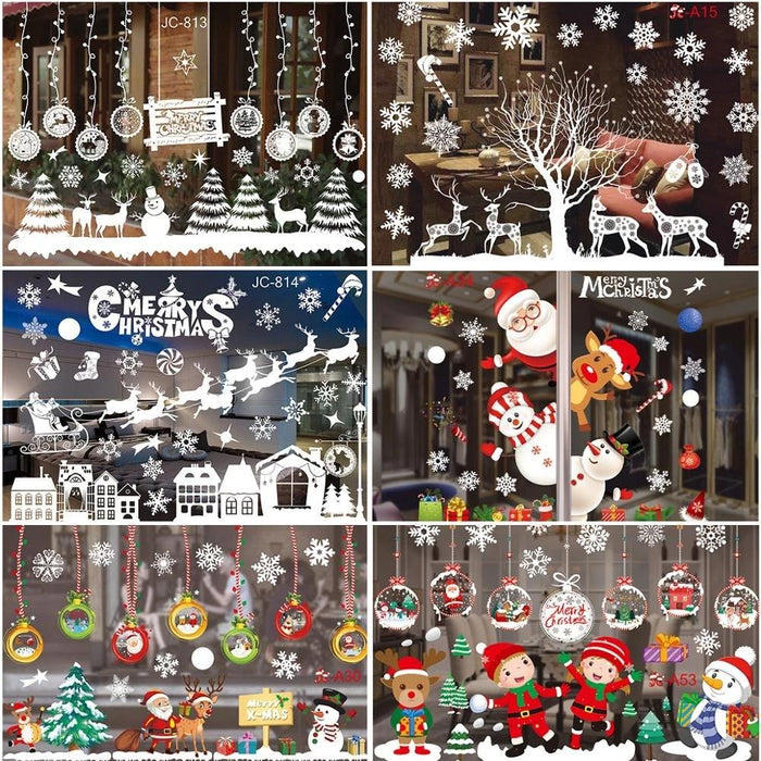 2022 Christmas Window Stickers