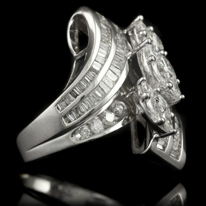 Luxury Women and Men White Zircon Rings