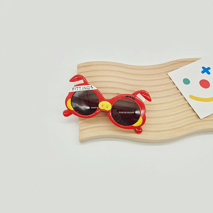 Cartoon Pig Anti Ultraviolet Silicone Children's Sunglasses