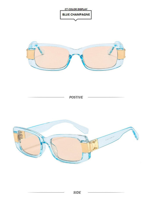 Modern retro square Sunglasses
