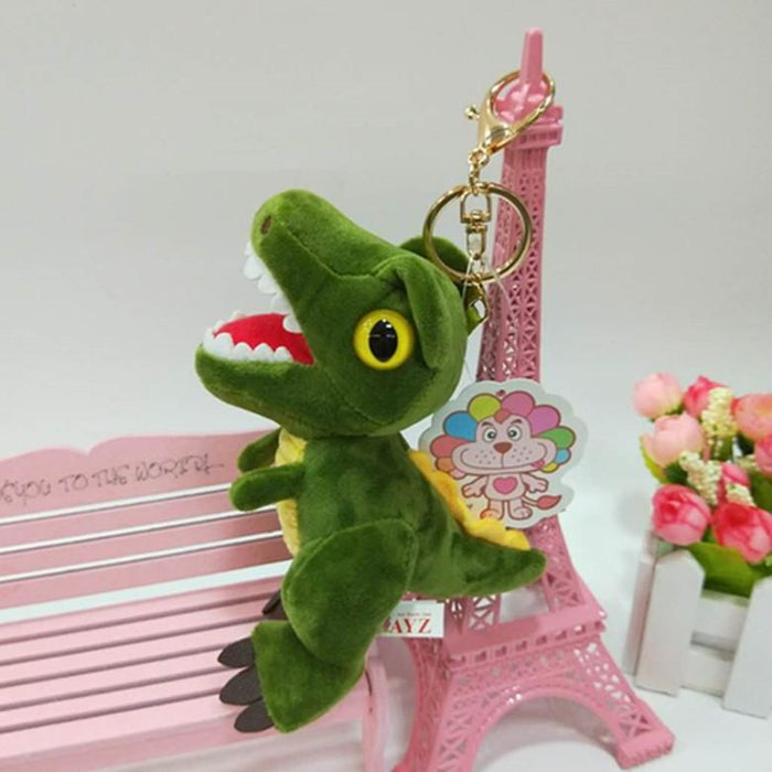 Cartoon Little Dinosaur Pendant Keychain