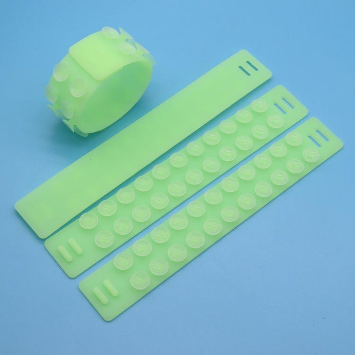 Silicone Decompression Suction Cup Toy with Ruler