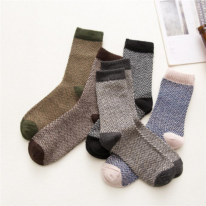 5 Pairs Wool Man Short Socks