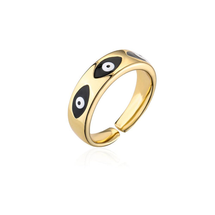 New Fashion Personality Devil's Eye Opening Ring