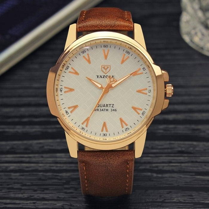 Famous Yazole Wrist Watch Men Wristwatch Male Clock Hodinky Quartz-watch