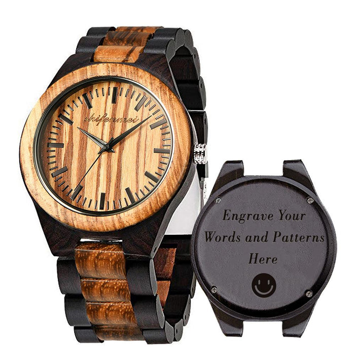 2022 New Classic Men's Fashion Watch Wooden Watch