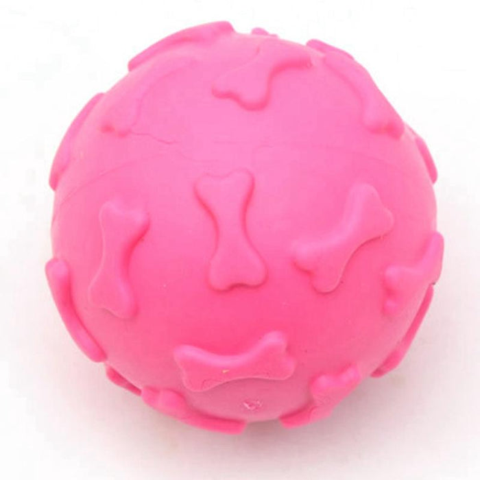 Rubber Squeak Dog Ball Creative Funny Dog Bite Ball Pet Chew Ball