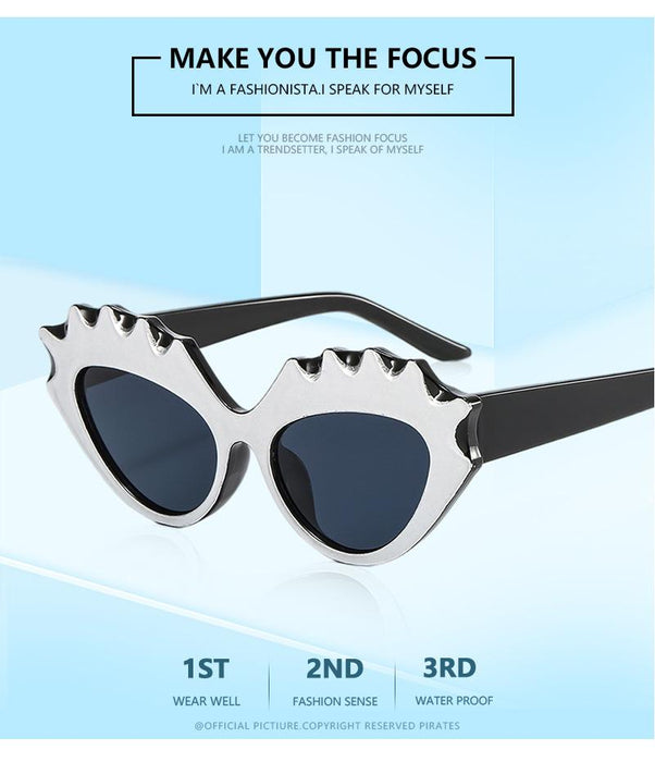 Retro new cat's eye candy colored Sunglasses