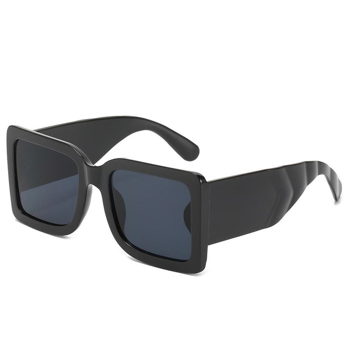Sunglasses square large frame UV protection