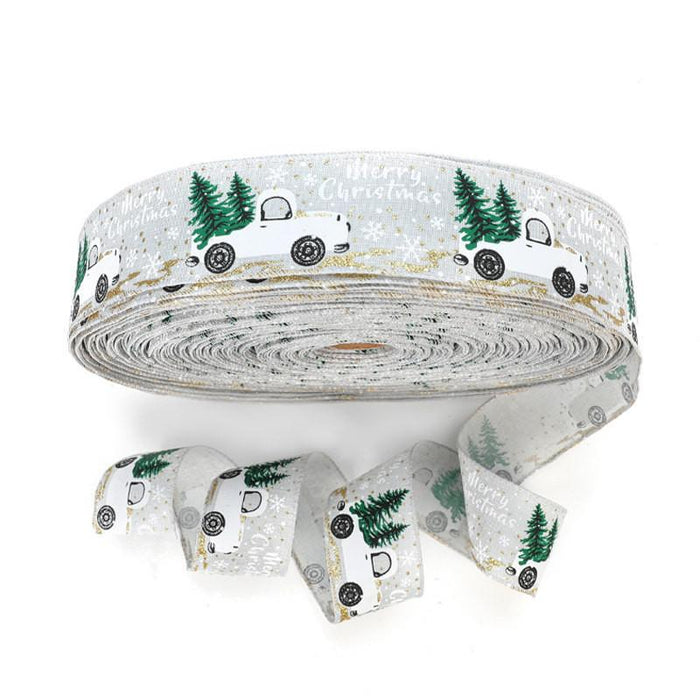 Christmas Ribbon Classic Wrapping Christmas Tree Ribbon Wreath Bows