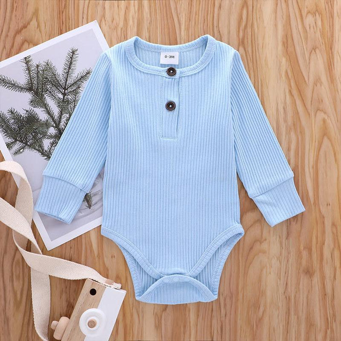 Newborn Clothes Baby Solid Color Romper