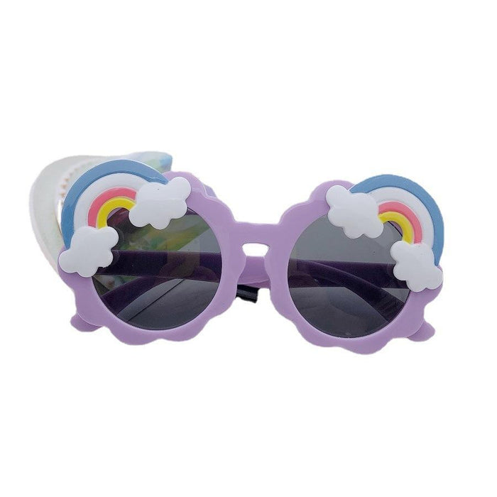Children's glasses rainbow cartoon Sunglasses