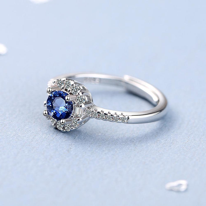 New Fashion Niche Zircon Open Ring
