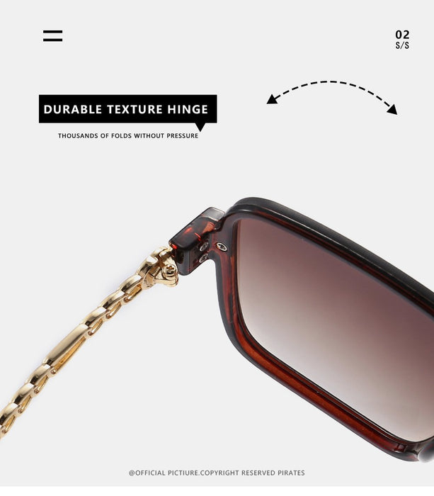 Gradient color black large frame sunglasses