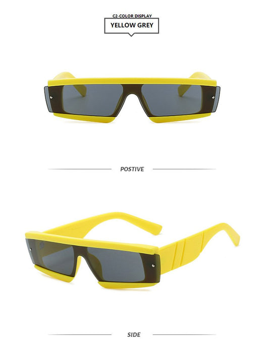 One piece color box Sunglasses