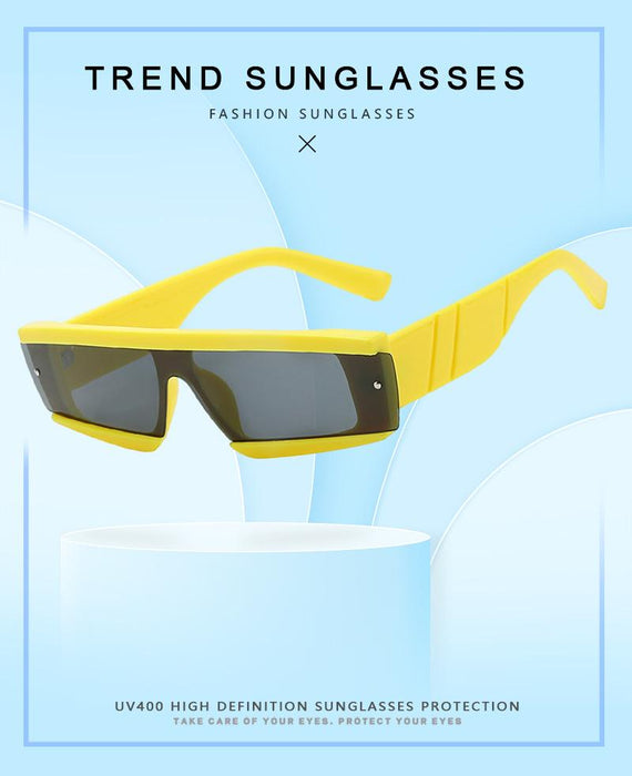 One piece color box Sunglasses