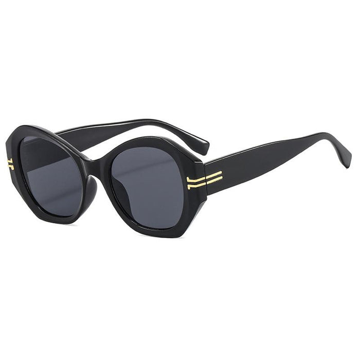 Irregular geometric personality light luxury Sunglasses