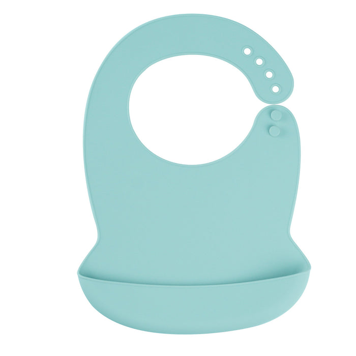 Silicone Baby Bib Waterproof Cartoon Feeding Soft Adjustable Scarf