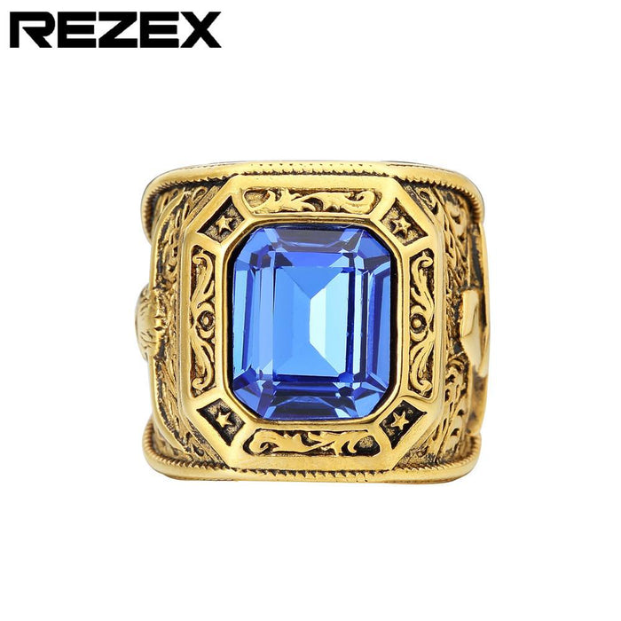 Jewelry Wholesale Personality Men's Retro Titanium Steel Ring