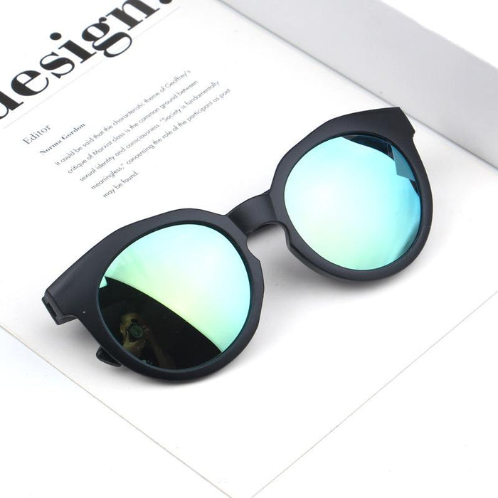 Colorful reflective lenses for children's Sunglasses