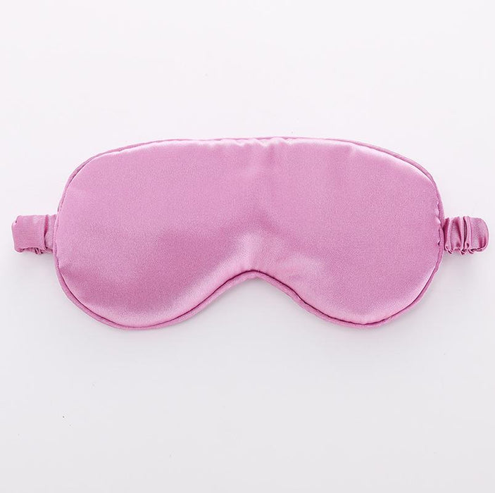 Pure Color Simulated Silk Sleeping Shade Eye Mask