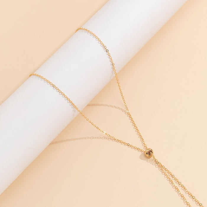 Simple Adjustable Star Tassel Pendant Waist Chain