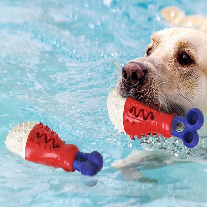 Dog Toy Chewing Teeth Interactive Missing Feeding Toothbrush