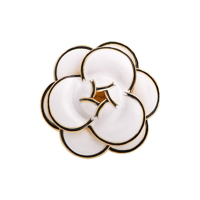 New Silk Scarf Button Retro Brooch Women's Pin