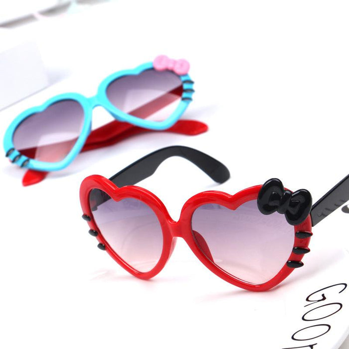 Children's heart Sunglasses heart-shaped glasses