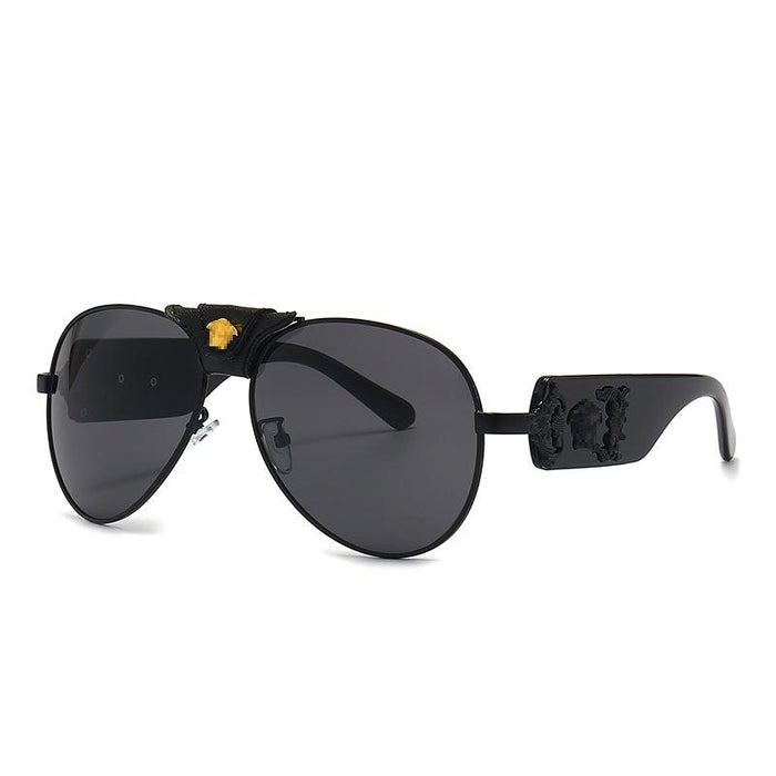 Retro men's and women's Metal Sunglasses