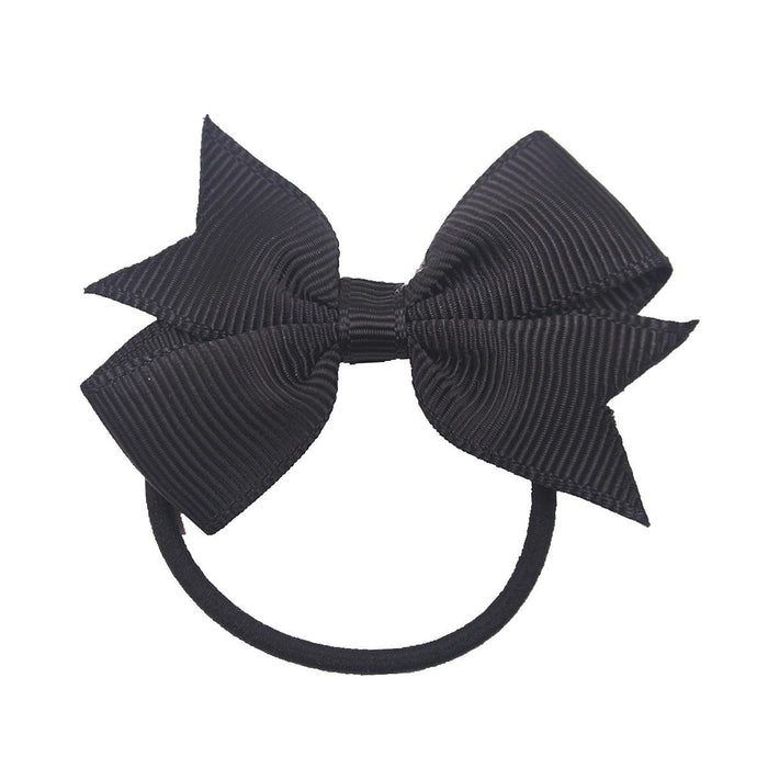 2PCS Children's jewelry bow elastic band