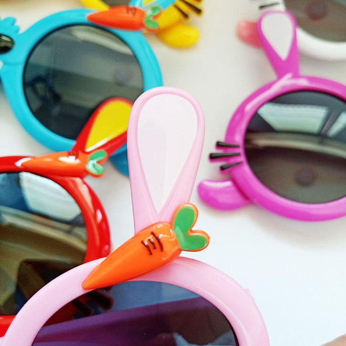 Cute Little Rabbit Silicone Cartoon Children's Sunglasses