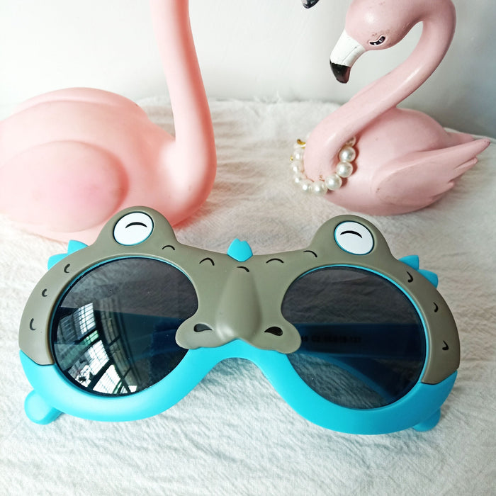 Cartoon Crocodile Silicone UV Proof Children's Sunglasses