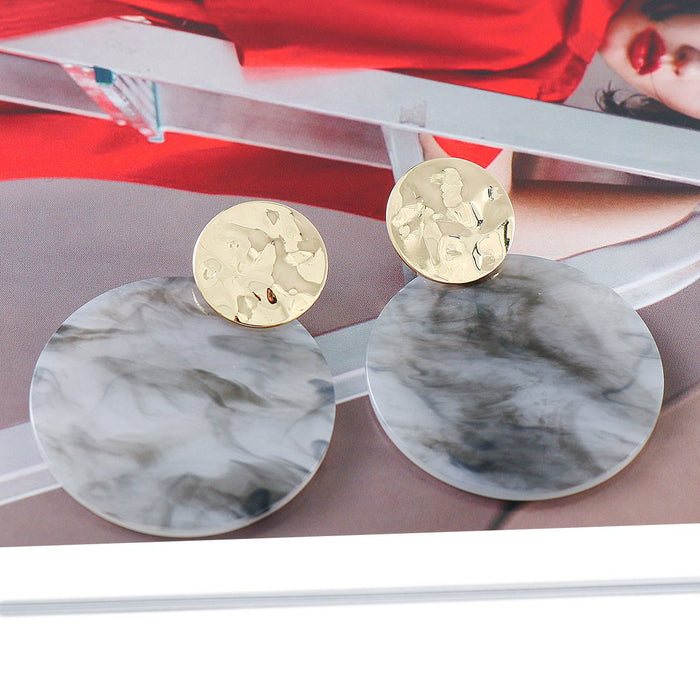 New Round Simple and Versatile Fashion Women's Earrings Accessories