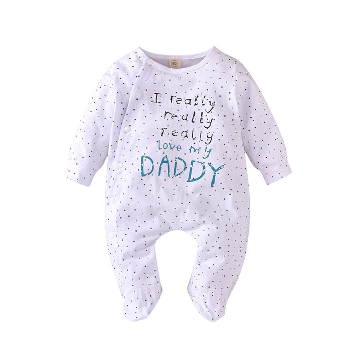 White long sleeved printed BODYSUIT