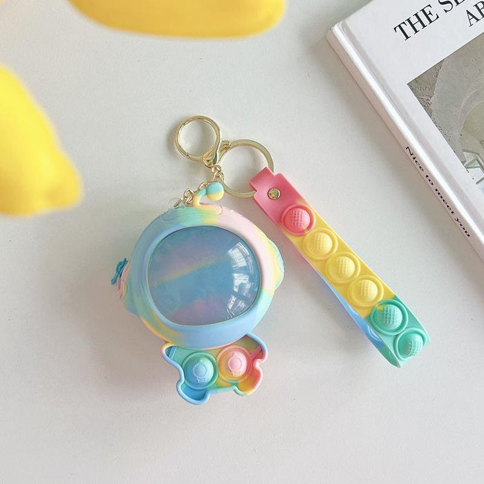 Astronaut Bag Ornament Decompression Toy Silicone