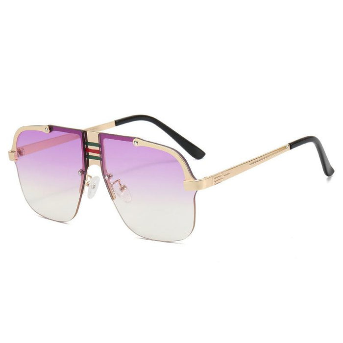 Square large frame sunglasses