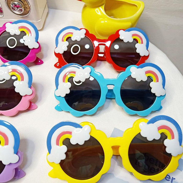 Rainbow Cloud UV Proof Children's Silicone Sunglasses