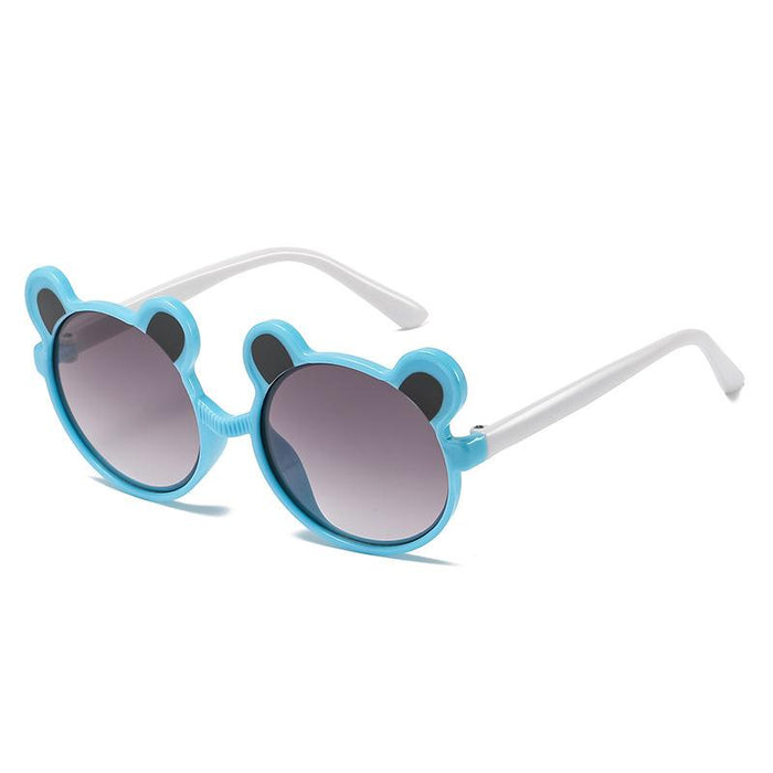 Round frame bear children's Sunglasses
