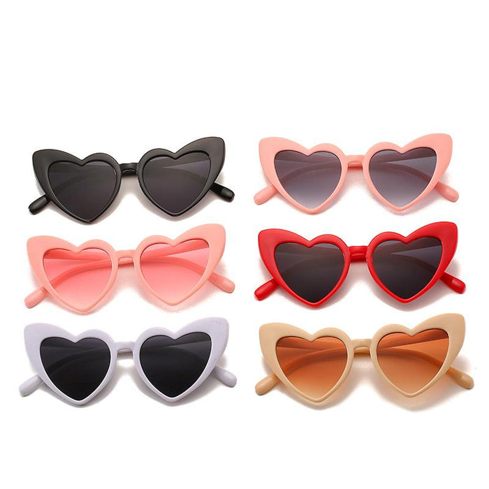 Children's Sunglasses peach heart Sunglasses